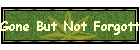 Gone But Not Forgotten